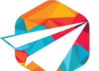 纸飞机logo的帽子-logo是纸飞机背景是蓝色的App